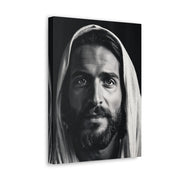 Divine Presence of Jesus Canvas Wrap- Black and White Christian Wall Art -Jesus Christ Wall Hanging-Religious Home Decor-Church Decor