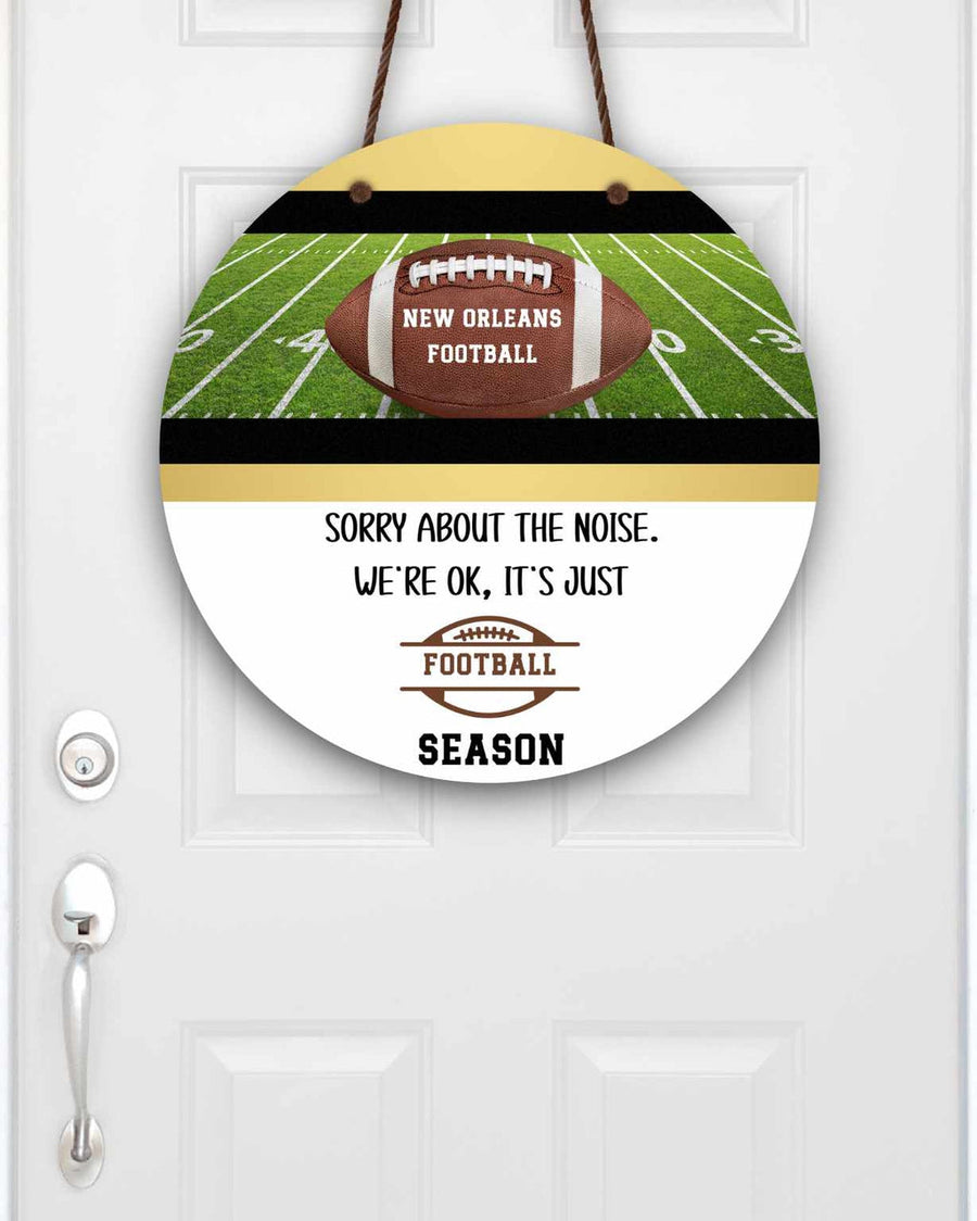 Choice of Football Season Door Hanger/Wreath Sign