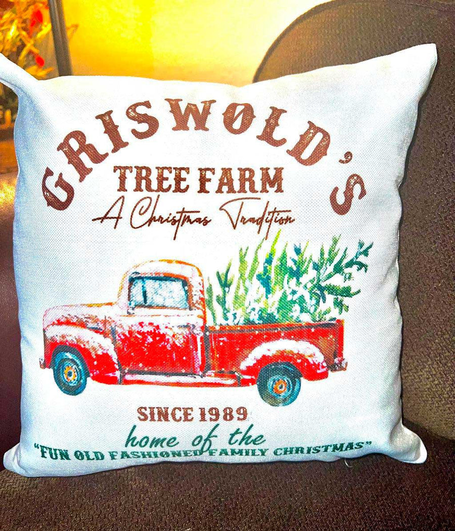 Christmas Vacation Themed Double Sided Pillow Cover