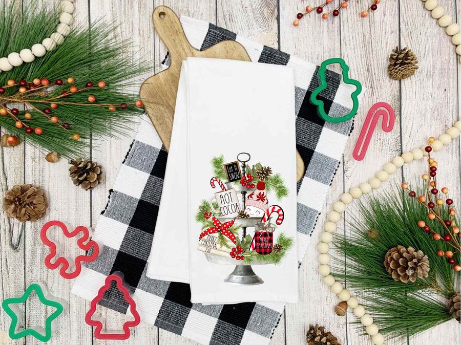 Christmas Tiered Tray Kitchen Towel