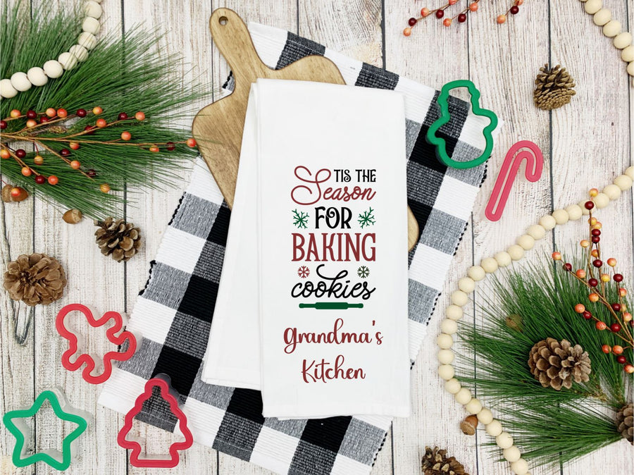 Tis The Season For Baking Cookies Kitchen Towel