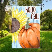 Hello Fall Garden Flag