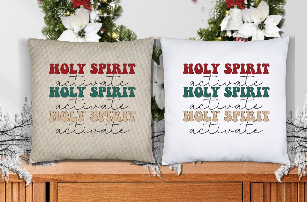 Holy Spirit Activate Pillow Cover