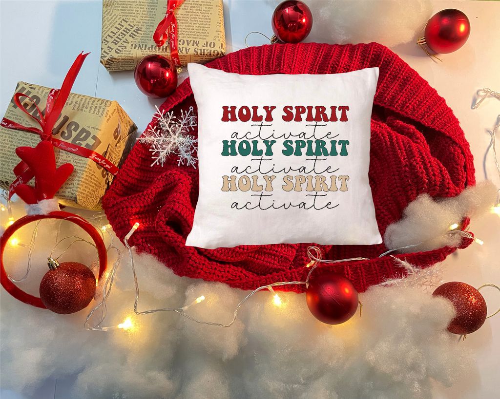 Holy Spirit Activate Pillow Cover