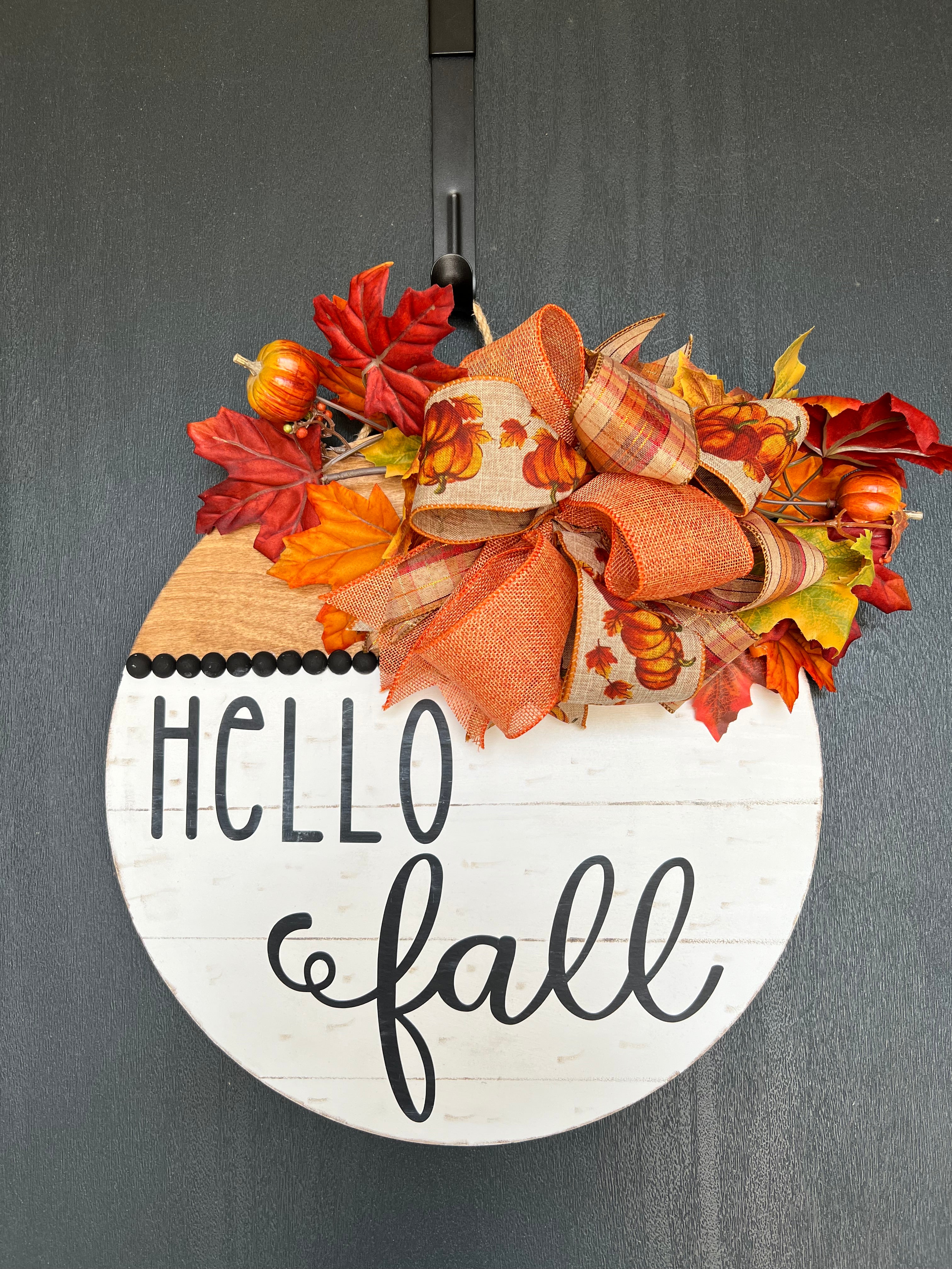 Hello Fall Sign/Door Hanger