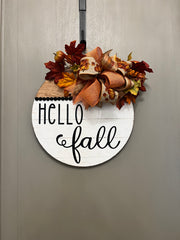 Hello Fall Sign/Door Hanger