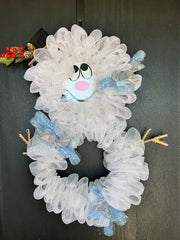 Snowman Wreath