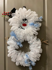 Snowman Wreath