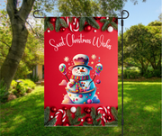 Sweet Christmas Wishes Red Garden Flag