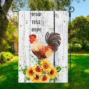 Rooster Garden Flag