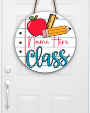 Teacher/Class Door Hanger/Sign