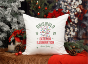 Griswold Exterior Illumination Throw Pillow Cover