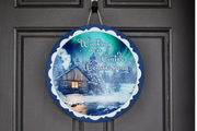 Walking In A Winter Wonderland Wreath Sign