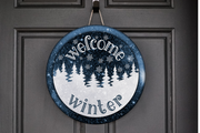 Welcome Winter Wreath Sign