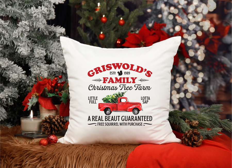 Griswold's Family Christmas Tree Farm Pillow Cover