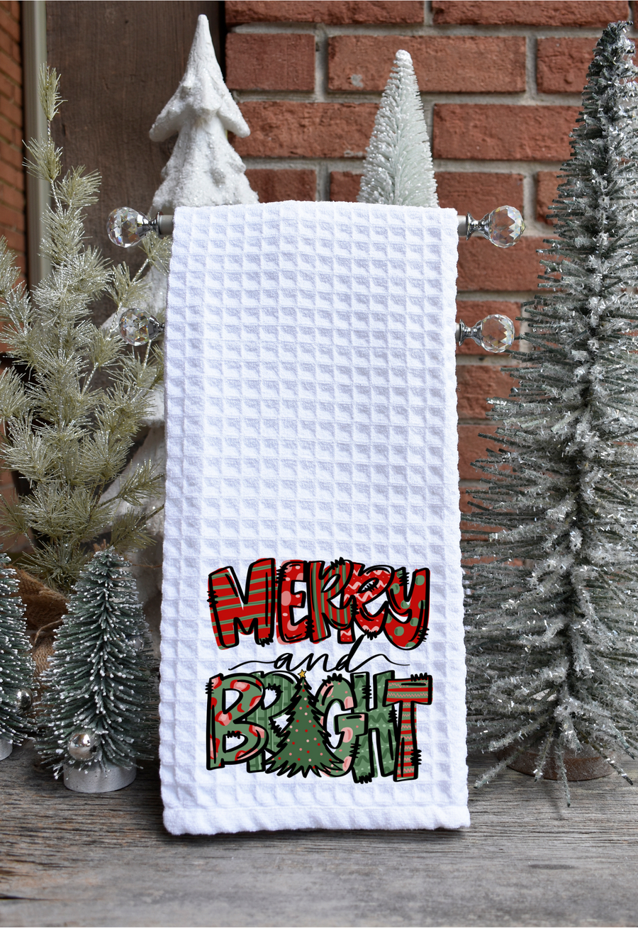 Merry and Bright Kitchen Towel