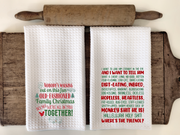 Clark's Rant, Christmas Vacation themed Set of 2 Kitchen Towels