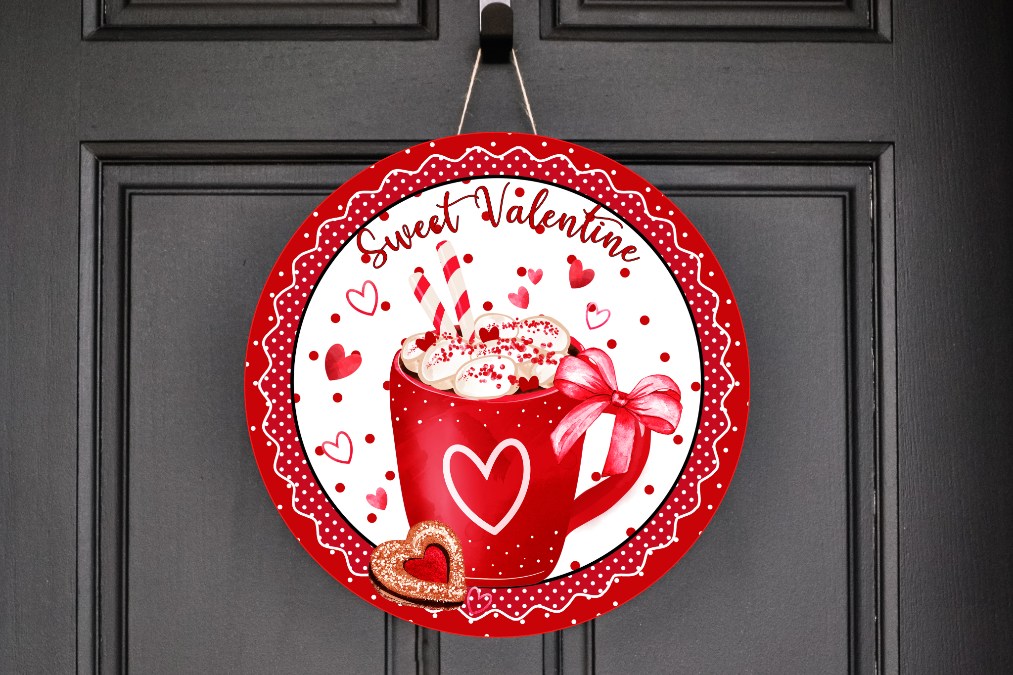 Sweet Valentine's  Wreath Sign