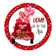 Love Is In The Air Wreath Sign