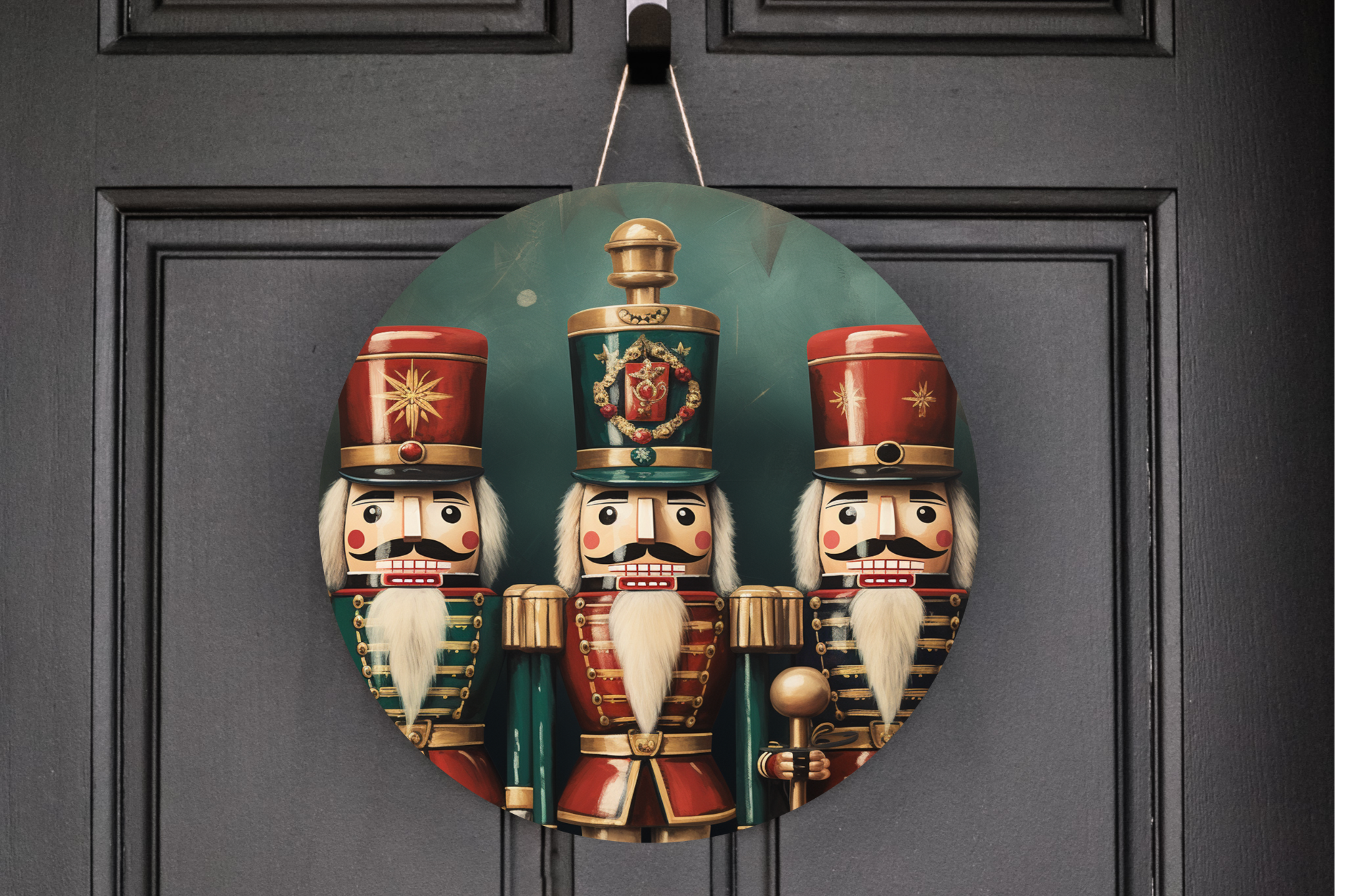 Nutcracker Wreath Sign