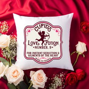 Cupid's Love Potions Number 9  Pillow Cover
