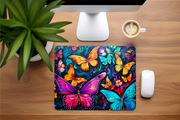 Bright Butterflies Mousepad- Mouse pad for desk, Gift