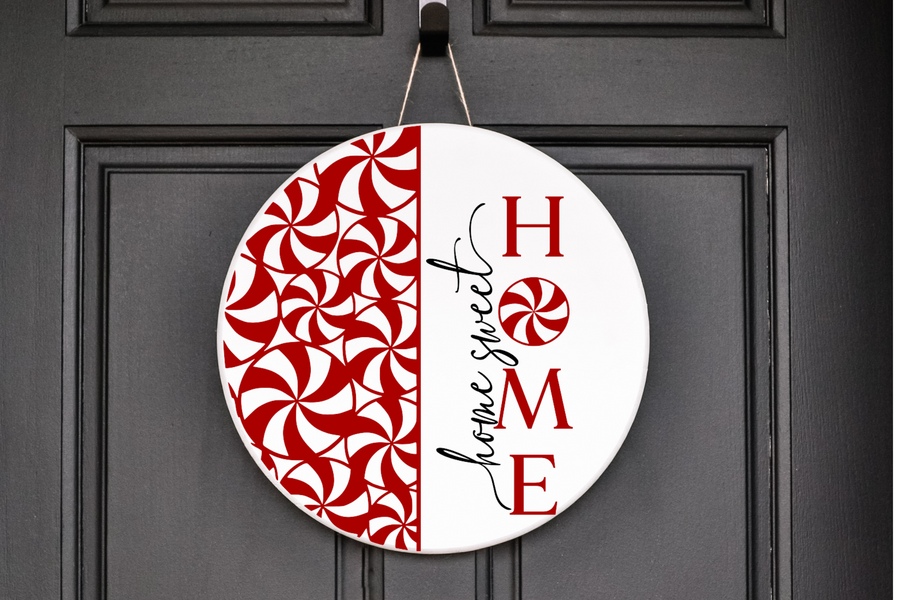 Home Sweet Home  Door Hanger/Wreath Sign