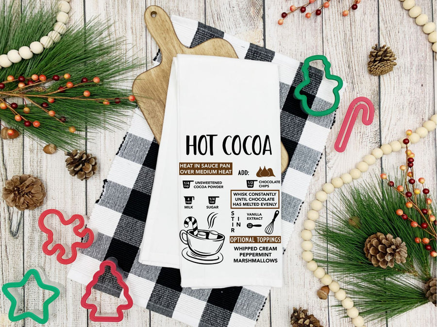 Hot Cocoa Recipe  Kitchen Towel