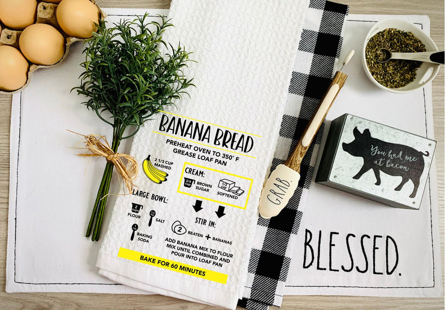 Banana Bread Recipe  Kitchen Towel