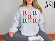 FA LA LA Christmas Sweatshirt - Holiday Winter Sweatshirt - Gift For Her - Christmas Gift