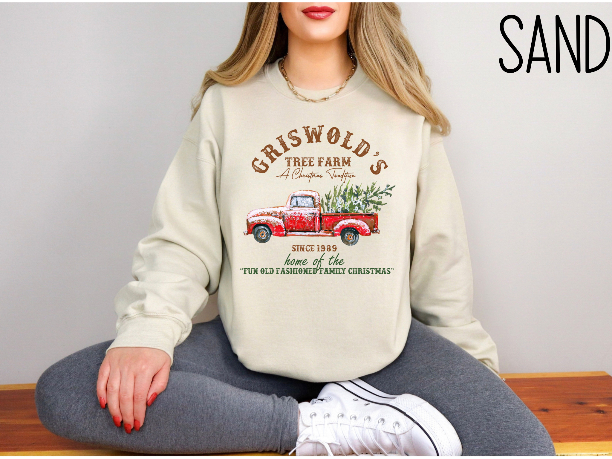 Griswold Tree Farm Sweatshirt, Christmas Sweatshirt, Christmas Family Vacation Sweatshirt, Christmas Outfit, Christmas Party Sweater