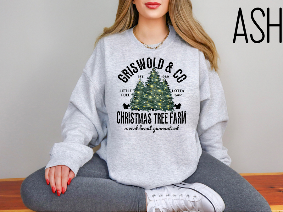 Griswold & Co Christmas Tree Farm Sweatshirt, Christmas Family Vacation Sweatshirt, Christmas Party Sweatshirt, Christmas Movie Lover Gift