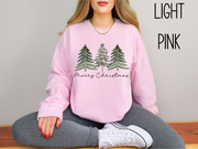 Christmas Fir Trees Sweatshirt, Christmas Sweatshirt, Christmas Gift, Gift For Her