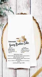 Gooey Butter Cake Recipe Kitchen Towel