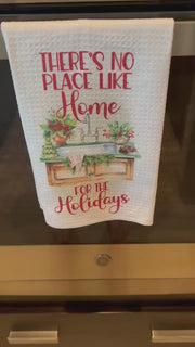 Jolliest Bunch of This Side Of The Nuthouse Dish Tea Hand Kitchen Towel, Kitchen Decor Gift- Funny Christmas towel-Housewarming Hostess Gift